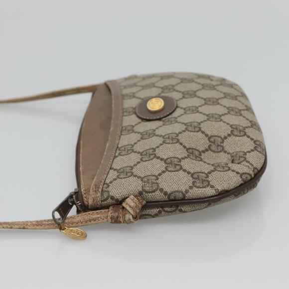 GUCCI GG Supreme Shoulder Bag Pvc Beige Gold 904 02 020 - Picture 5 of 16